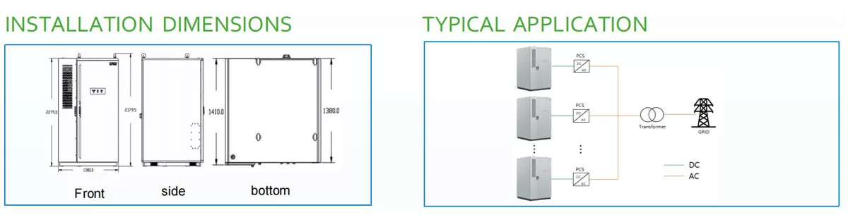 418kwh Liquid-cooled Battery Cabinet