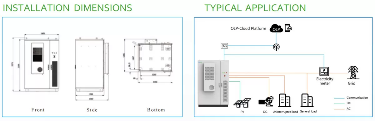 125kw/241kWh Hybrid ESS Cabinet