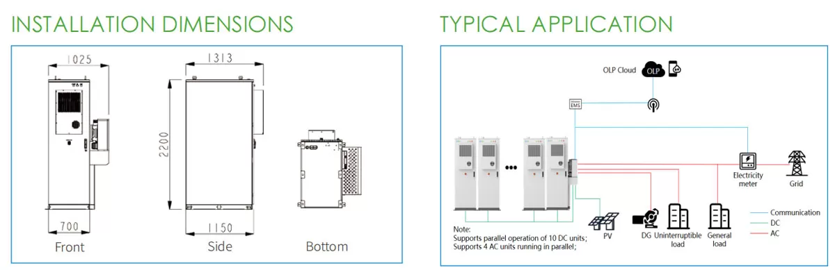 50kw/111kwh Hybrid ESS Cabinet 50kw/111kwh Hybrid ESS Cabinet
